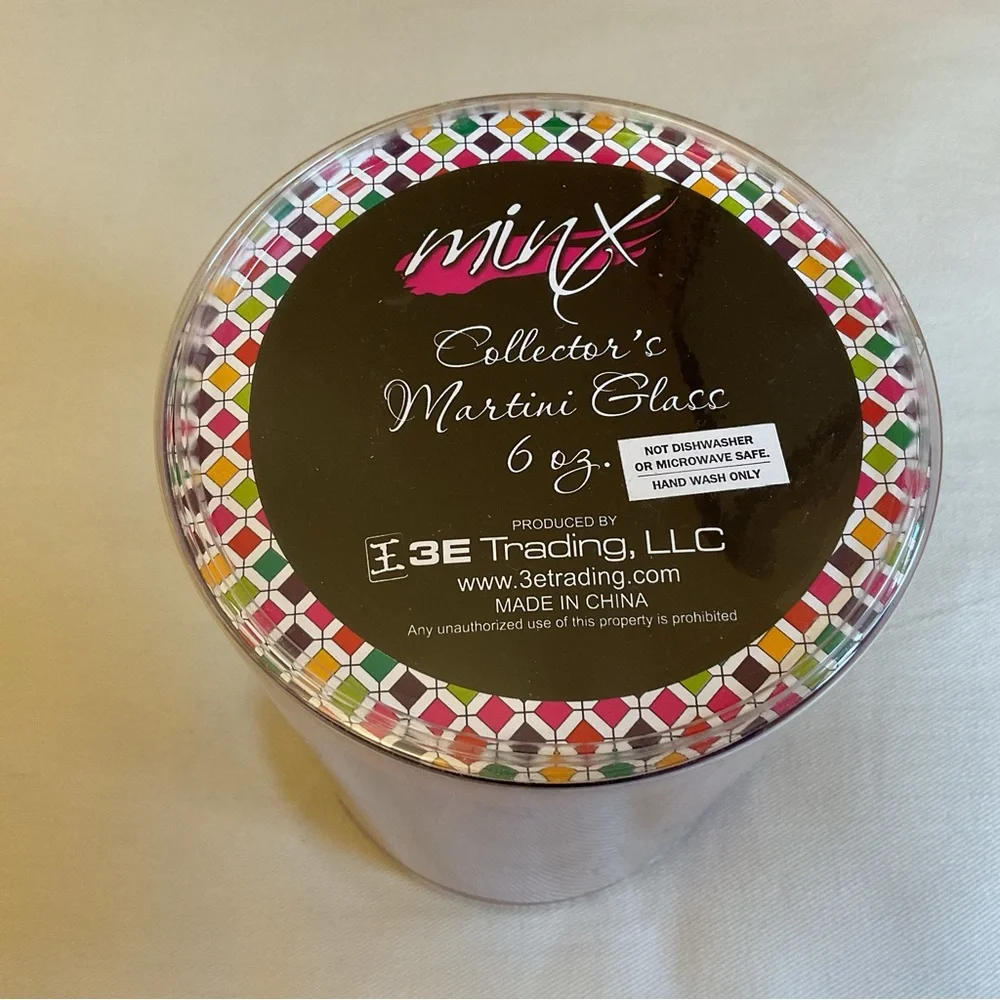 Minx Collector's Martini Glass 6 oz “I Like It Dirty”